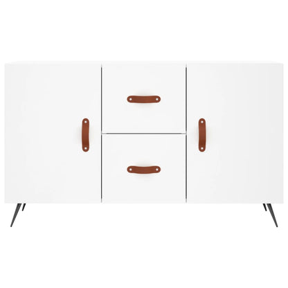 Credenza Bianca 100x36x60 cm in Legno Multistrato - homemem39