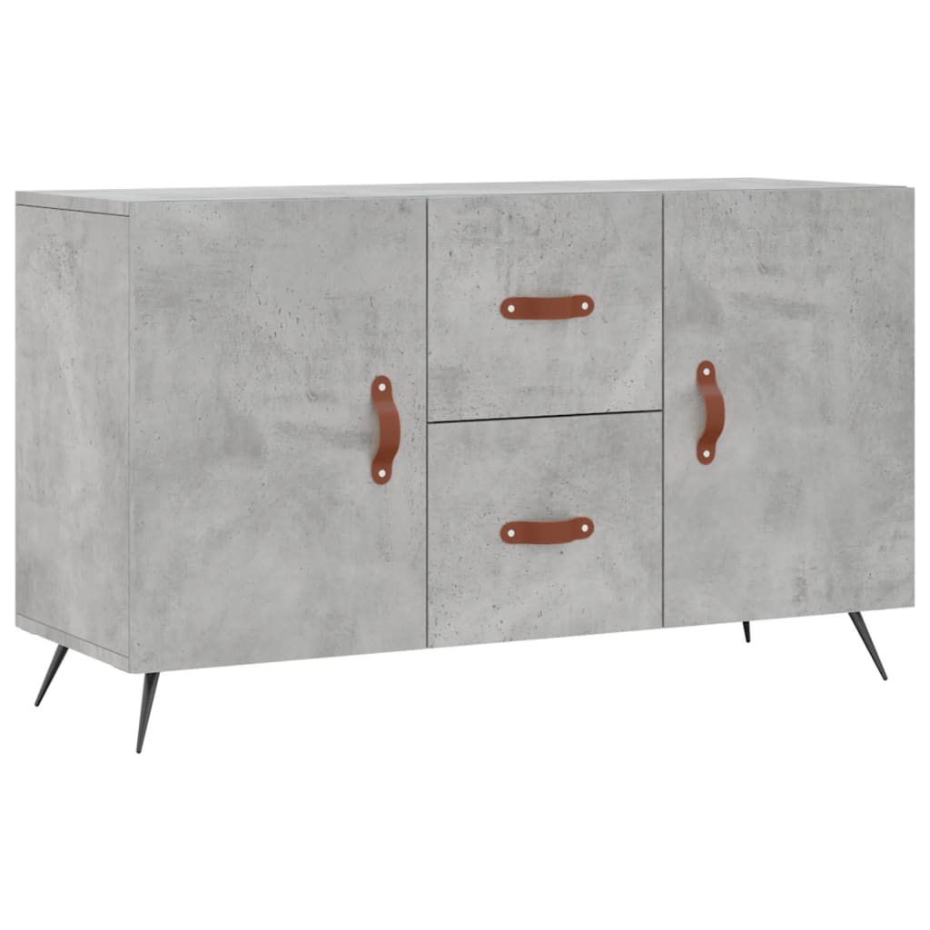 Credenza Grigio Cemento 100x36x60 cm in Legno Multistrato - homemem39