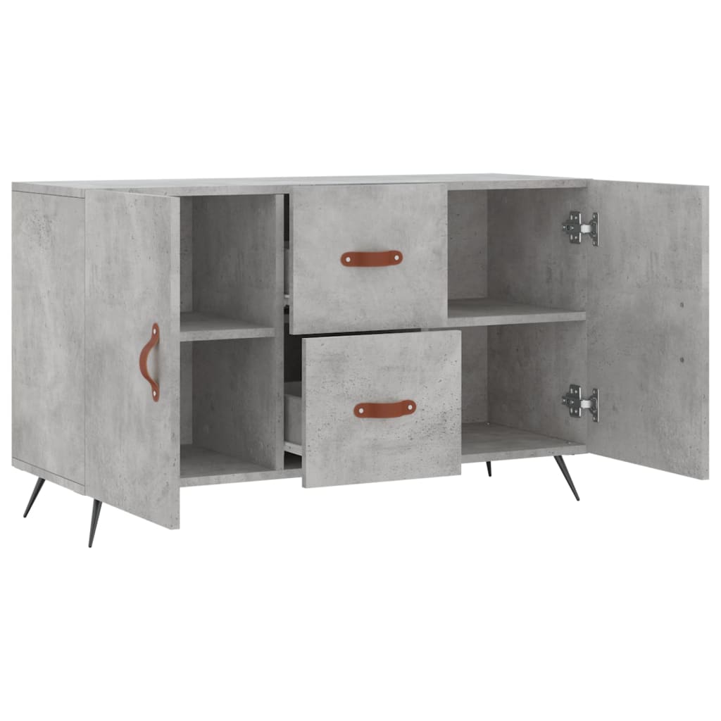 Credenza Grigio Cemento 100x36x60 cm in Legno Multistrato - homemem39