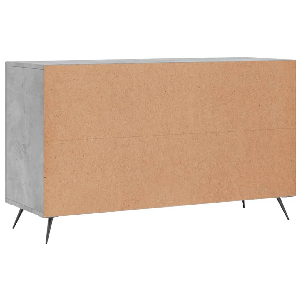 Credenza Grigio Cemento 100x36x60 cm in Legno Multistrato - homemem39