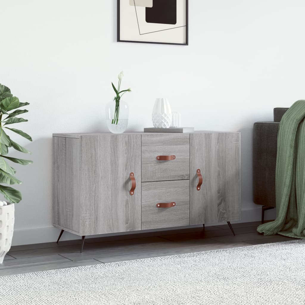 Credenza Grigio Sonoma 100x36x60 cm in Legno Multistrato - homemem39