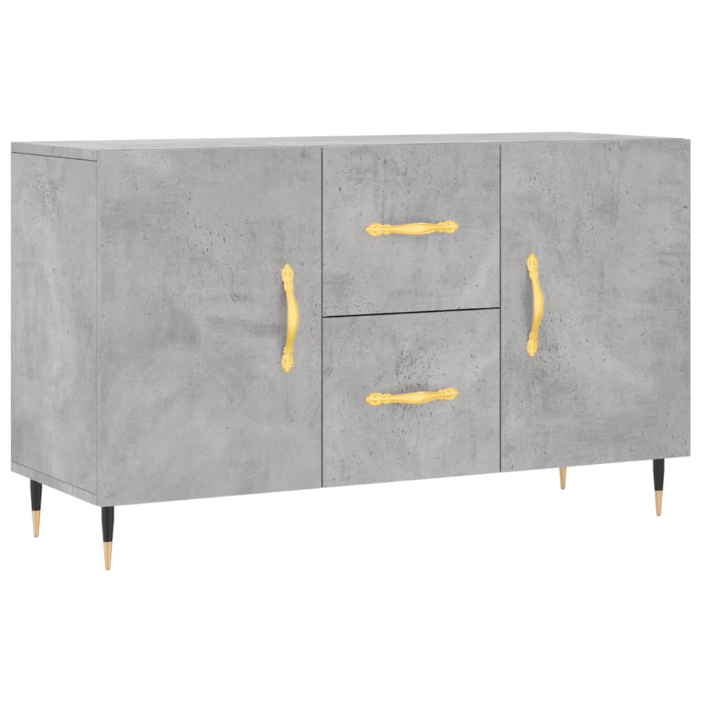 Credenza Grigio Cemento 100x36x60 cm in Legno Multistrato - homemem39