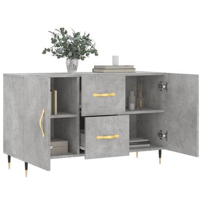 Credenza Grigio Cemento 100x36x60 cm in Legno Multistrato - homemem39