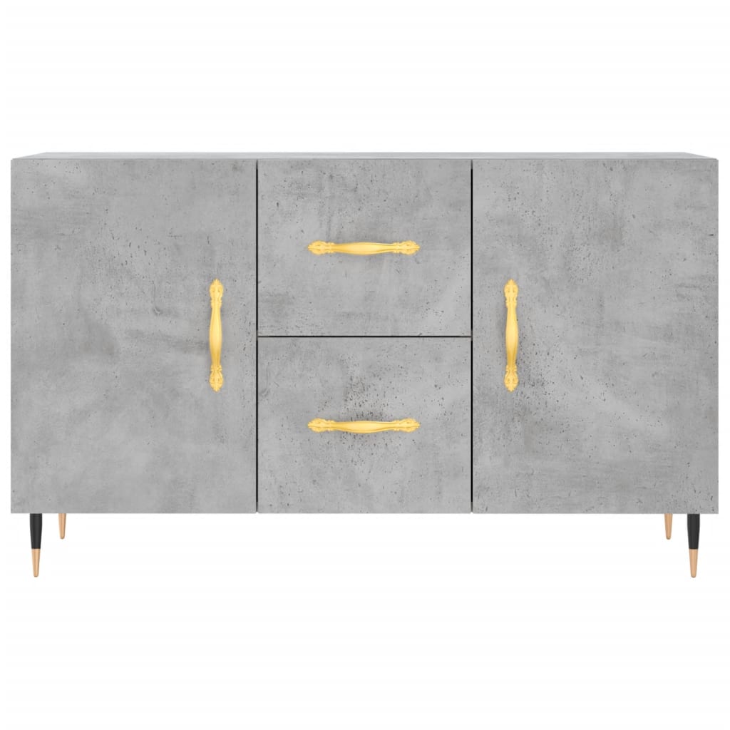 Credenza Grigio Cemento 100x36x60 cm in Legno Multistrato - homemem39