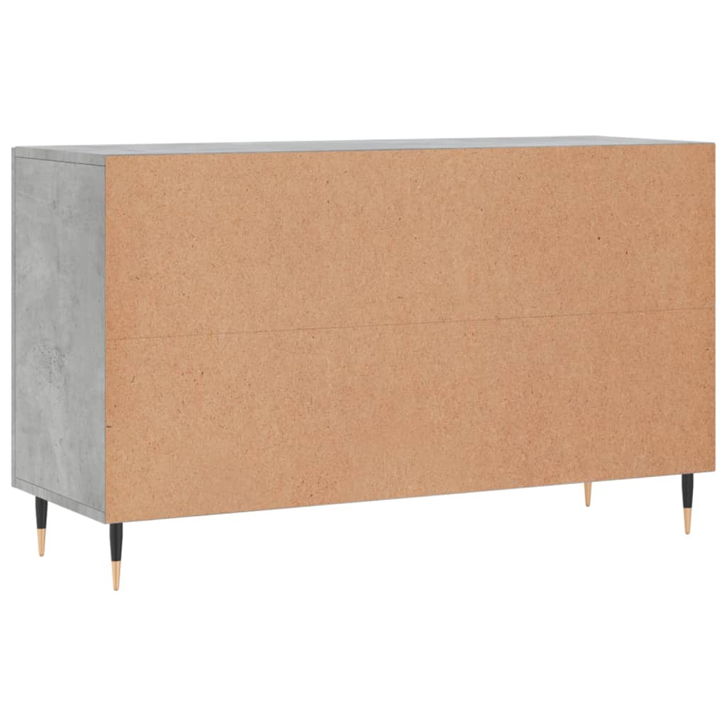 Credenza Grigio Cemento 100x36x60 cm in Legno Multistrato - homemem39