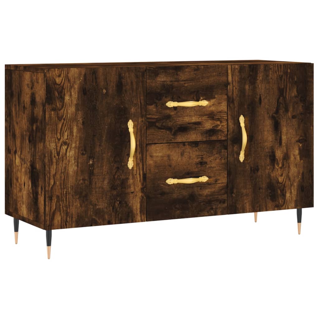 Credenza Rovere Fumo 100x36x60 cm in Legno Multistrato - homemem39