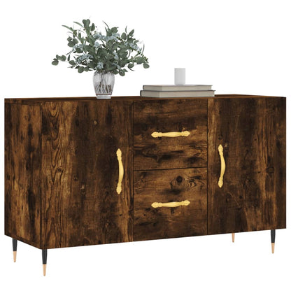 Credenza Rovere Fumo 100x36x60 cm in Legno Multistrato - homemem39