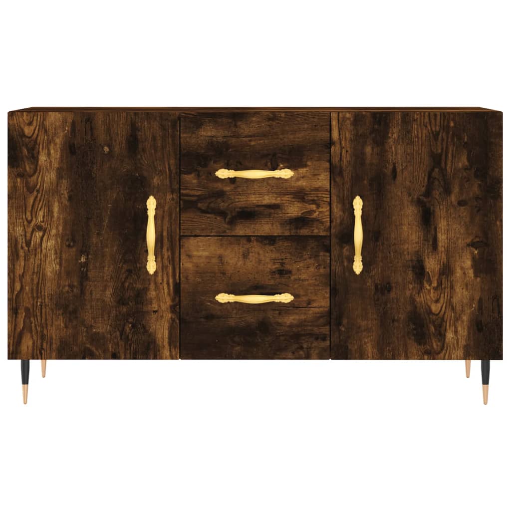 Credenza Rovere Fumo 100x36x60 cm in Legno Multistrato - homemem39