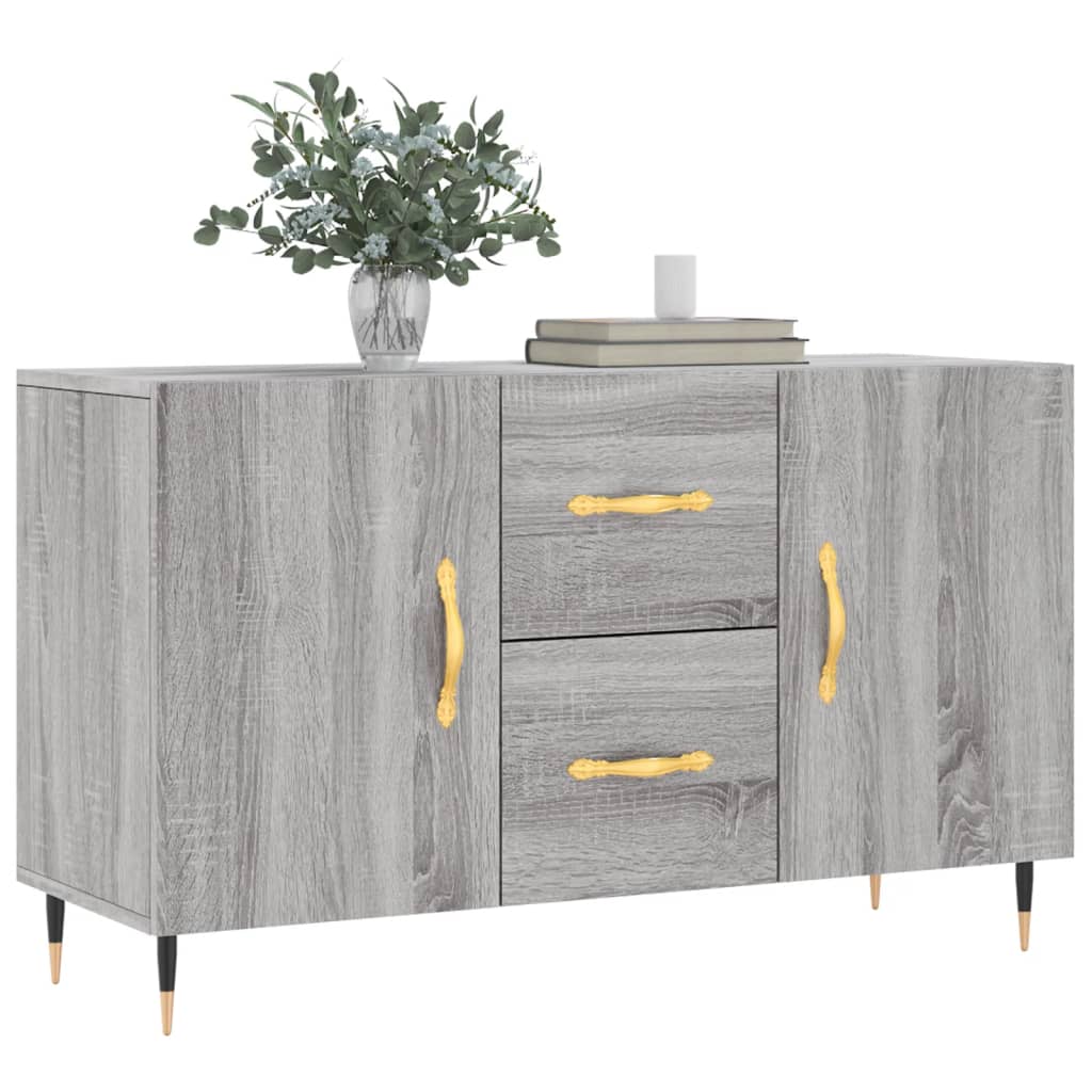 Credenza Grigio Sonoma 100x36x60 cm in Legno Multistrato - homemem39