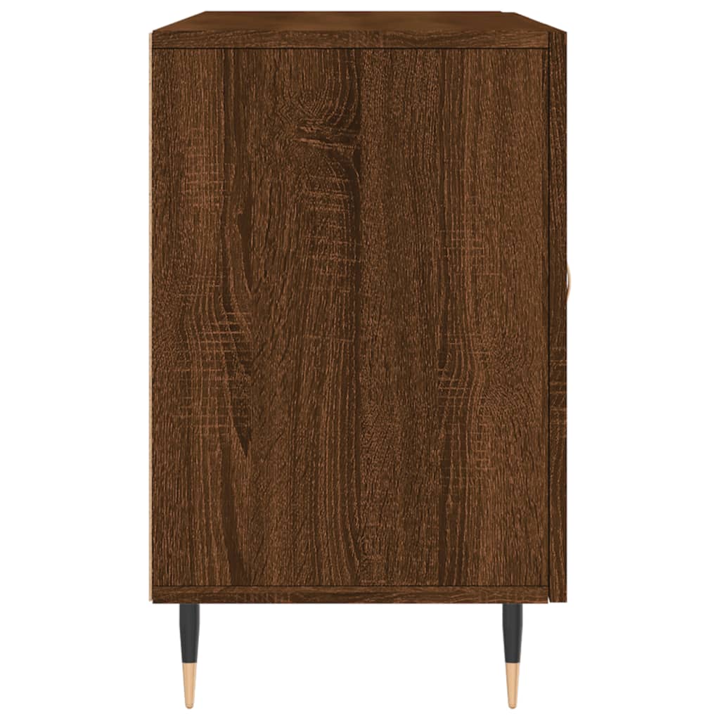 Credenza Rovere Marrone 100x36x60 cm in Legno Multistrato - homemem39