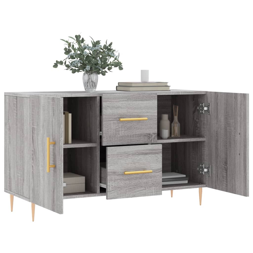 Credenza Grigio Sonoma 100x36x60 cm in Legno Multistrato - homemem39