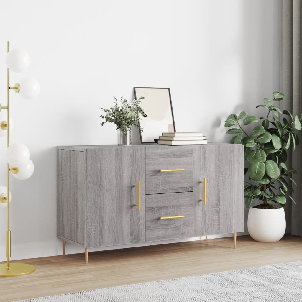 Credenza Grigio Sonoma 100x36x60 cm in Legno Multistrato - homemem39