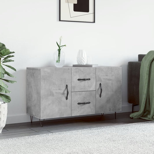 Credenza Grigio Cemento 100x36x60 cm in Legno Multistrato - homemem39