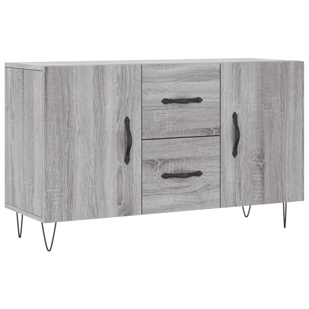 Credenza Grigio Sonoma 100x36x60 cm in Legno Multistrato - homemem39