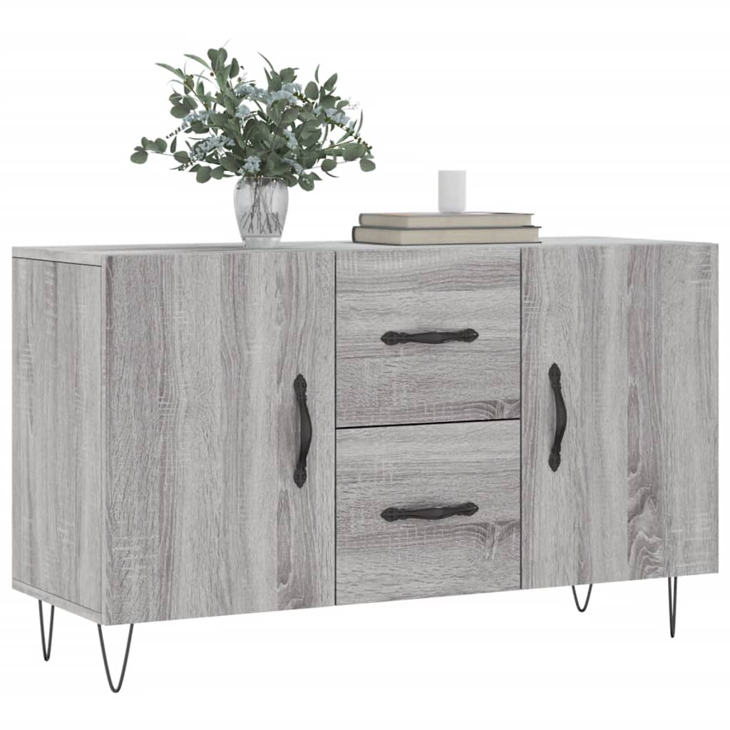 Credenza Grigio Sonoma 100x36x60 cm in Legno Multistrato - homemem39