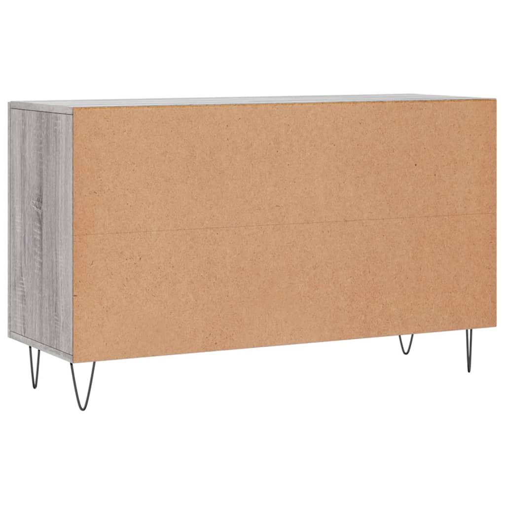 Credenza Grigio Sonoma 100x36x60 cm in Legno Multistrato - homemem39