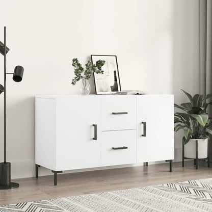 Credenza Bianca 100x36x60 cm in Legno Multistrato - homemem39