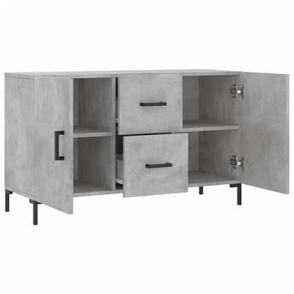 Credenza Grigio Cemento 100x36x60 cm in Legno Multistrato - homemem39