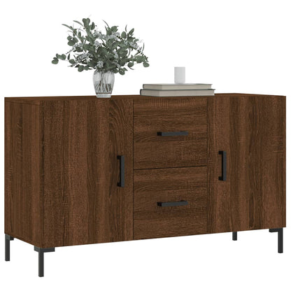 Credenza Rovere Marrone 100x36x60 cm in Legno Multistrato - homemem39