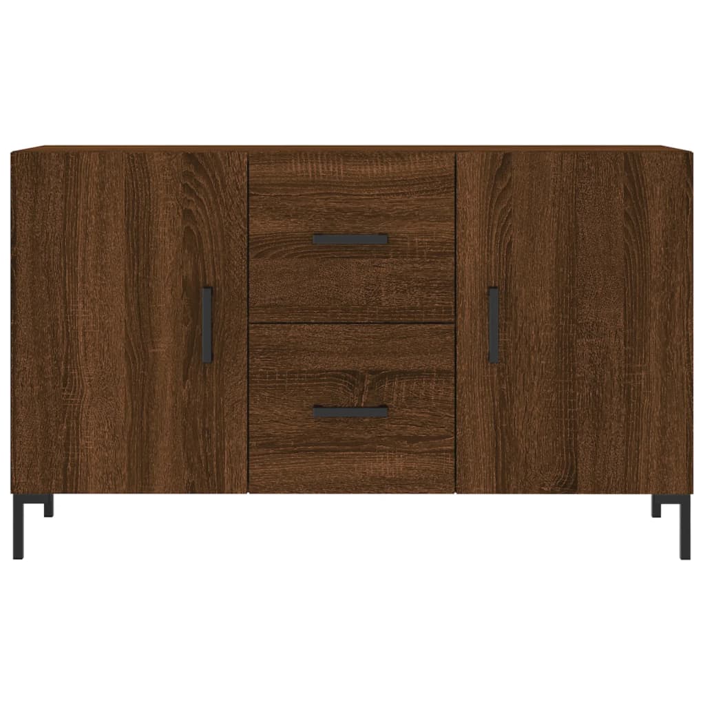 Credenza Rovere Marrone 100x36x60 cm in Legno Multistrato - homemem39