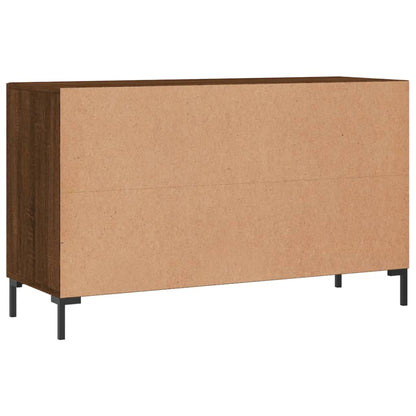 Credenza Rovere Marrone 100x36x60 cm in Legno Multistrato - homemem39