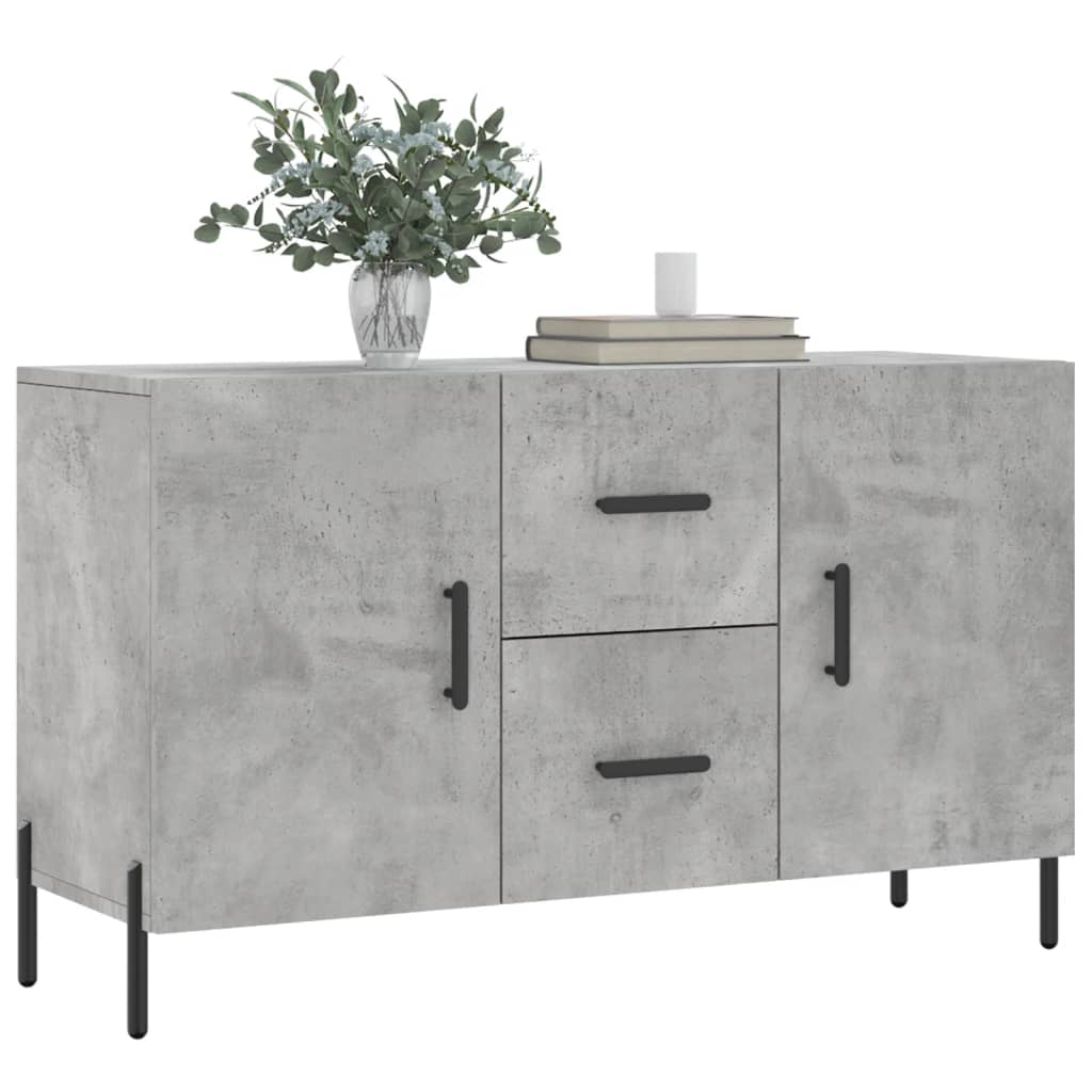 Credenza Grigio Cemento 100x36x60 cm in Legno Multistrato - homemem39