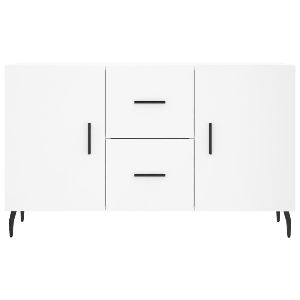 Credenza Bianca 100x36x60 cm in Legno Multistrato - homemem39