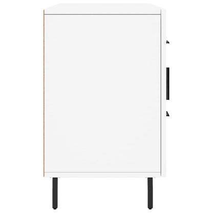 Credenza Bianca 100x36x60 cm in Legno Multistrato - homemem39