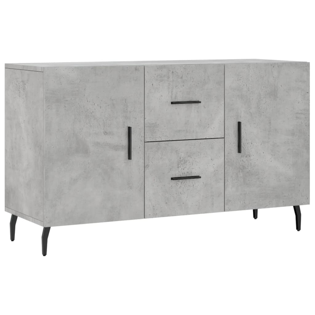 Credenza Grigio Cemento 100x36x60 cm in Legno Multistrato - homemem39