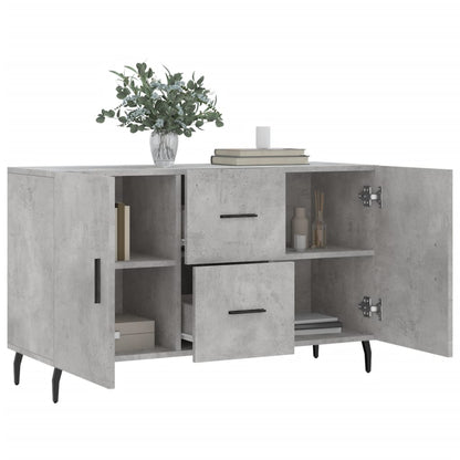 Credenza Grigio Cemento 100x36x60 cm in Legno Multistrato - homemem39