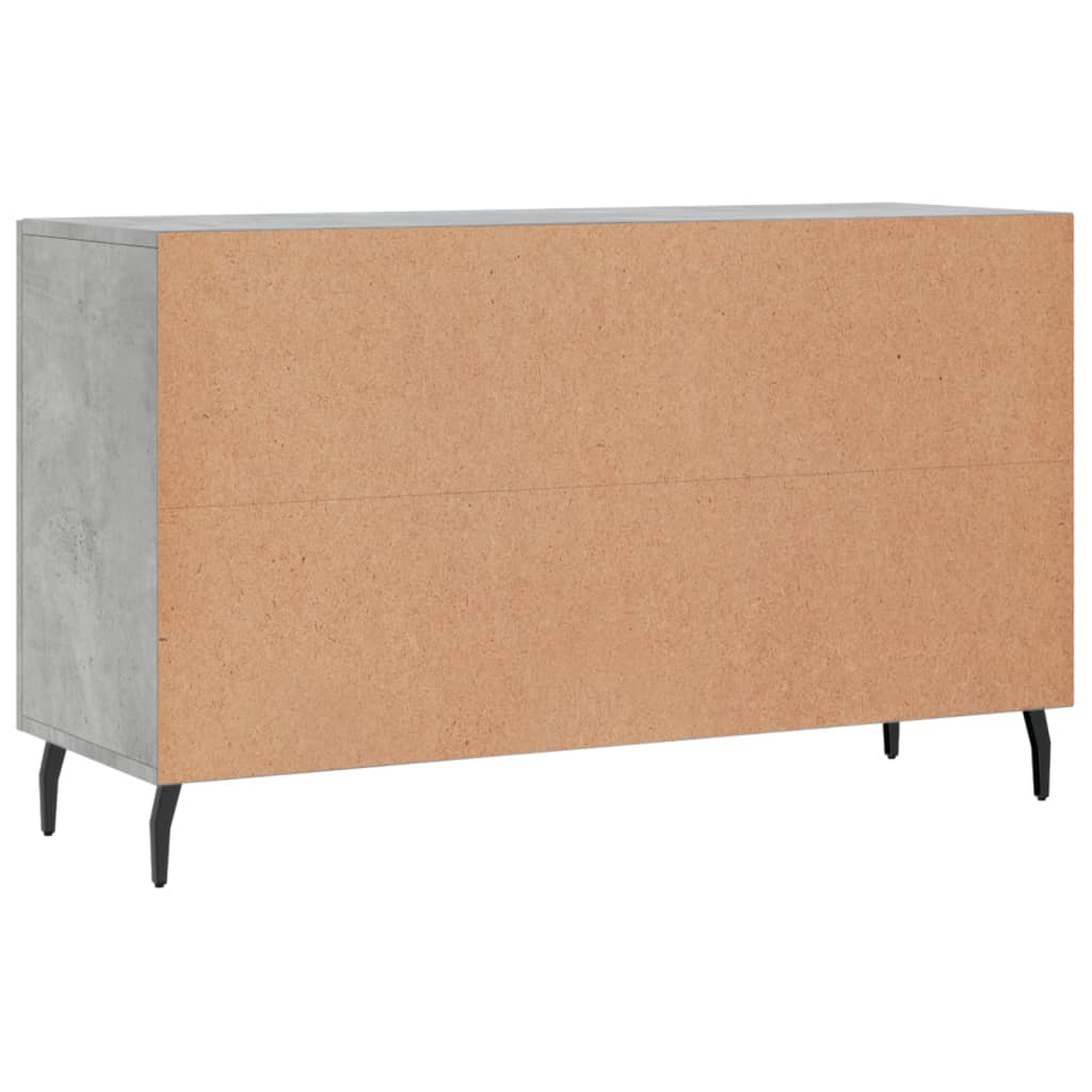 Credenza Grigio Cemento 100x36x60 cm in Legno Multistrato - homemem39