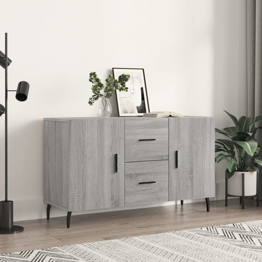 Credenza Grigio Sonoma 100x36x60 cm in Legno Multistrato - homemem39