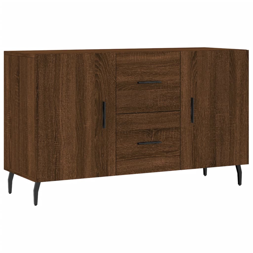 Credenza Rovere Marrone 100x36x60 cm in Legno Multistrato - homemem39