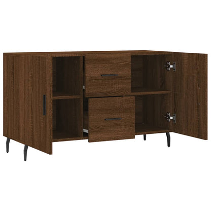 Credenza Rovere Marrone 100x36x60 cm in Legno Multistrato - homemem39