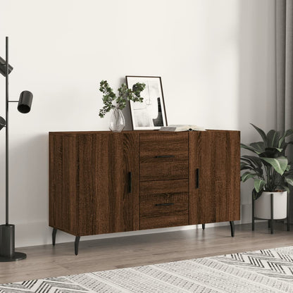 Credenza Rovere Marrone 100x36x60 cm in Legno Multistrato - homemem39