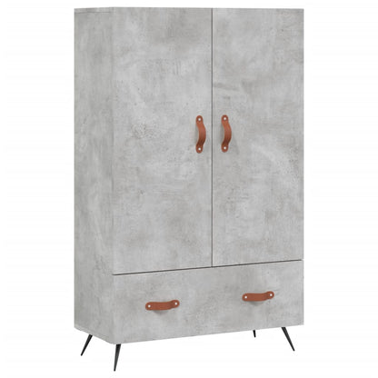 Credenza Grigio Cemento 69,5x31x115 cm in Legno Multistrato - homemem39