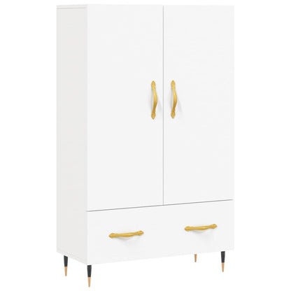 Credenza Bianca 69,5x31x115 cm in Legno Multistrato - homemem39