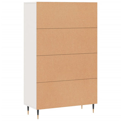 Credenza Bianca 69,5x31x115 cm in Legno Multistrato - homemem39