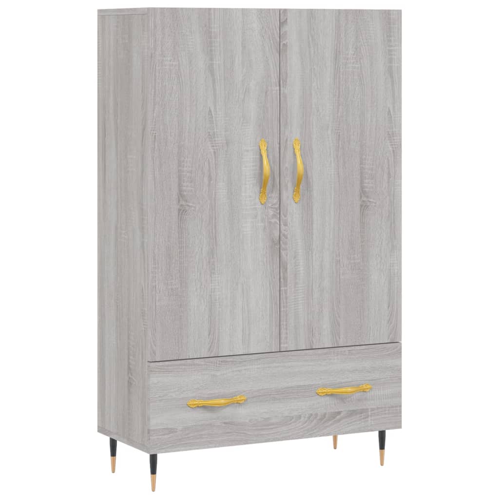 Credenza Grigio Sonoma 69,5x31x115 cm in Legno Multistrato - homemem39