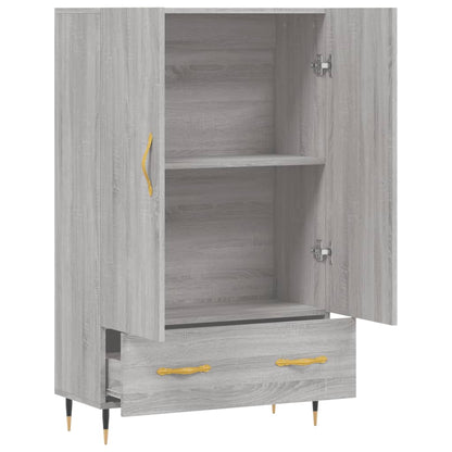 Credenza Grigio Sonoma 69,5x31x115 cm in Legno Multistrato - homemem39