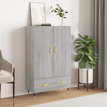 Credenza Grigio Sonoma 69,5x31x115 cm in Legno Multistrato - homemem39