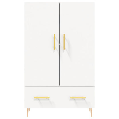 Credenza Bianca 69,5x31x115 cm in Legno Multistrato - homemem39