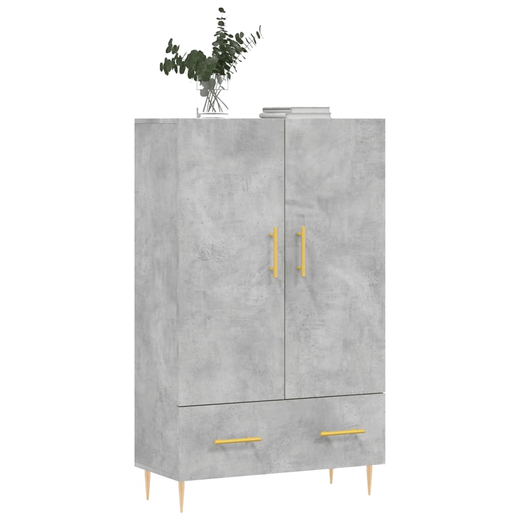 Credenza Grigio Cemento 69,5x31x115 cm in Legno Multistrato - homemem39