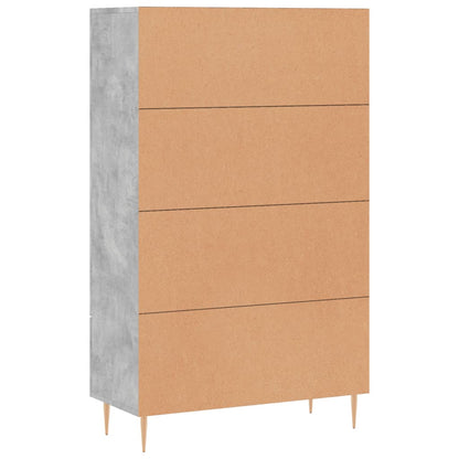 Credenza Grigio Cemento 69,5x31x115 cm in Legno Multistrato - homemem39