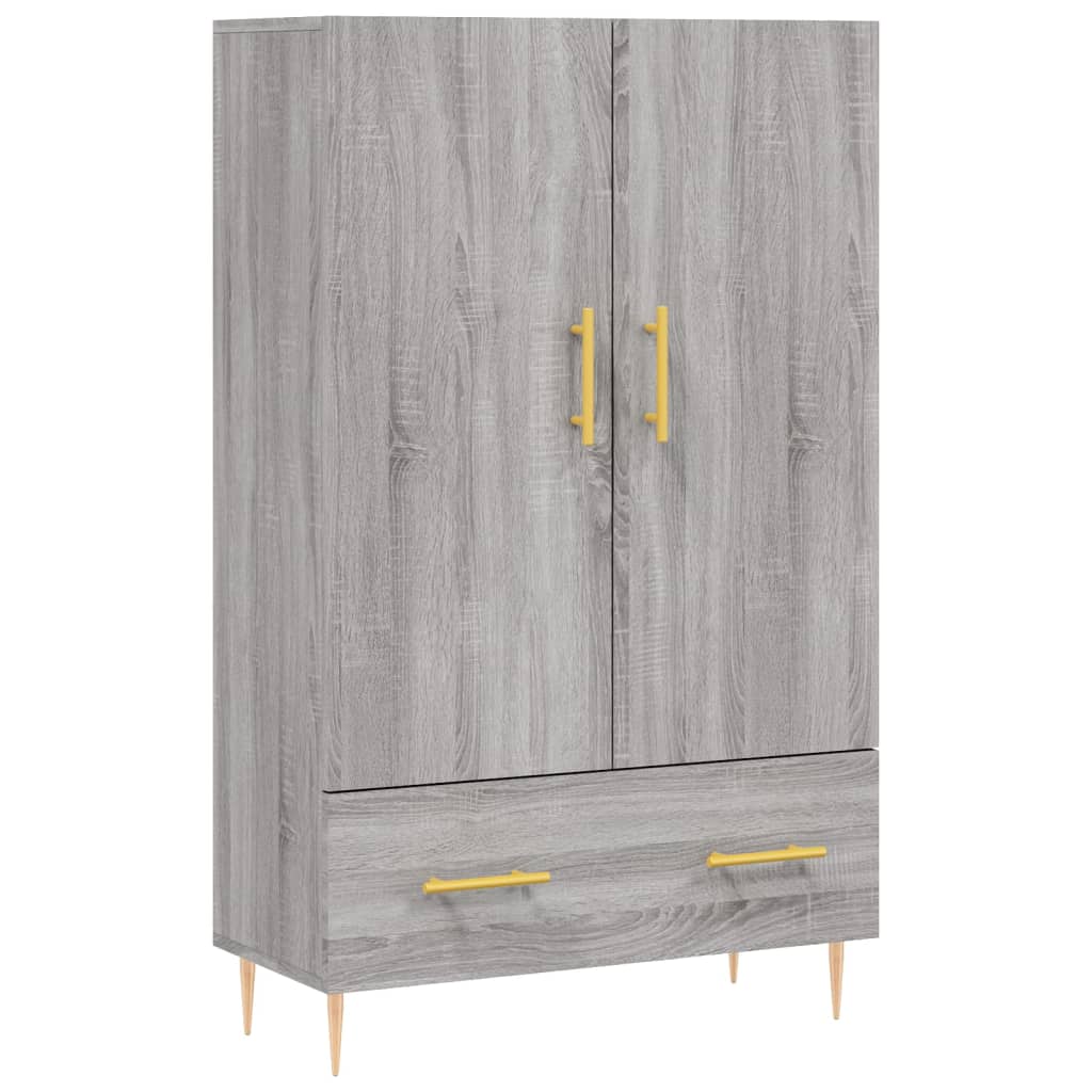 Credenza Grigio Sonoma 69,5x31x115 cm in Legno Multistrato - homemem39