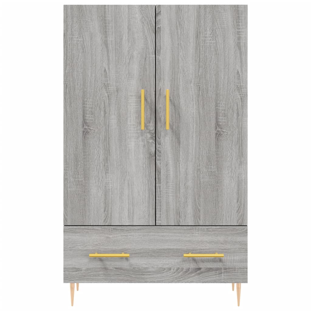 Credenza Grigio Sonoma 69,5x31x115 cm in Legno Multistrato - homemem39