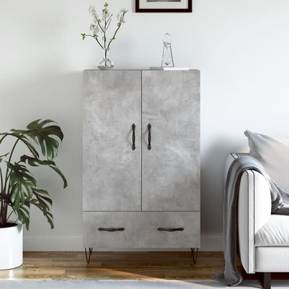 Credenza Grigio Cemento 69,5x31x115 cm in Legno Multistrato - homemem39