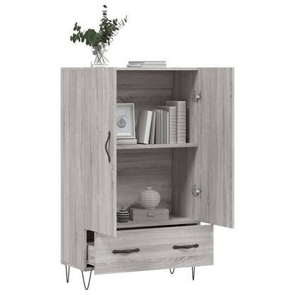 Credenza Grigio Sonoma 69,5x31x115 cm in Legno Multistrato - homemem39