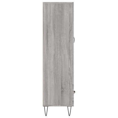 Credenza Grigio Sonoma 69,5x31x115 cm in Legno Multistrato - homemem39