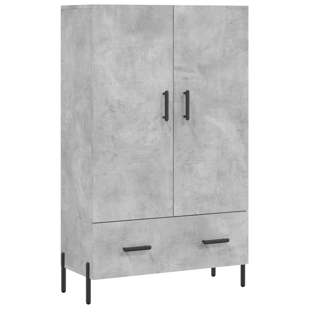 Credenza Grigio Cemento 69,5x31x115 cm in Legno Multistrato - homemem39